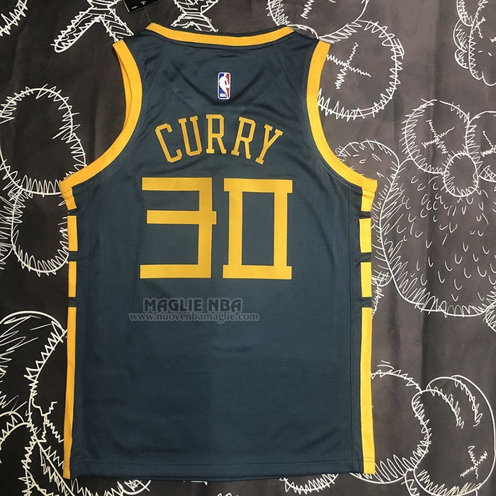 Maglia
 Stephen Curry NO 30 Golden State Warriors Citta
 2018-19 Blu
